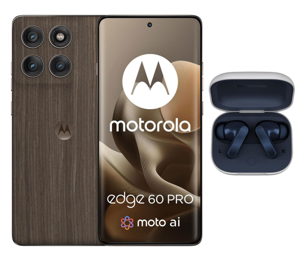 Motorola edge 60 pro 5G 12/512GB Walnut 120Hz + Moto Buds - 1417975 - zdjęcie